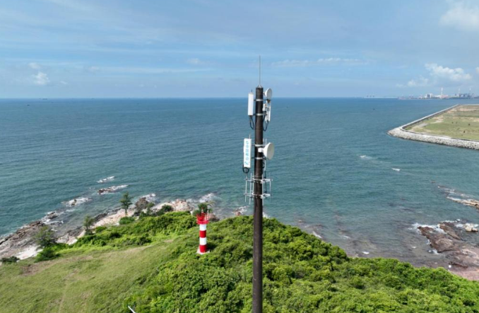 广西移动建立北部湾海域首个“风+光+储能”一体化零碳5G基站